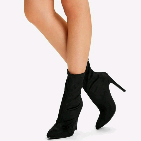 Shein Back Zipper Stiletto Heeled Boots - Picture 4 of 9